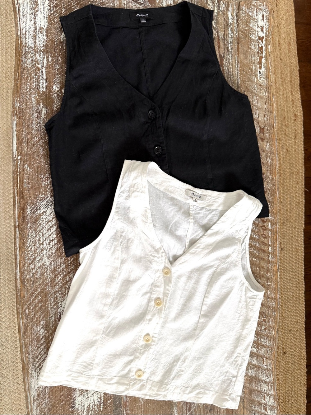Madewell Linen Vest bundle